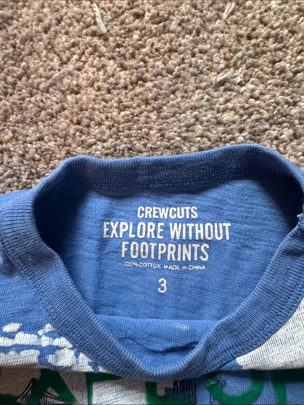 Crewcuts Blue 'Explore' Map Graphic Tee - Picture 2 of 3